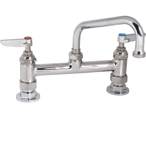 (image for) T&S Brass 222 FAUCET,8"DECK , 6"SPT,LEADFREE